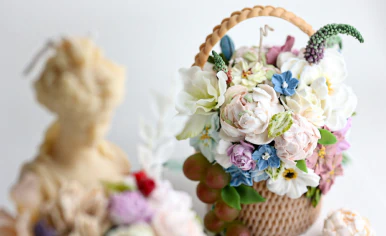 Flower Art Candle