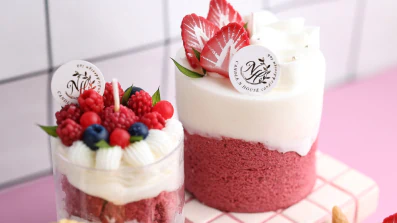 ムースケーキキャンドル